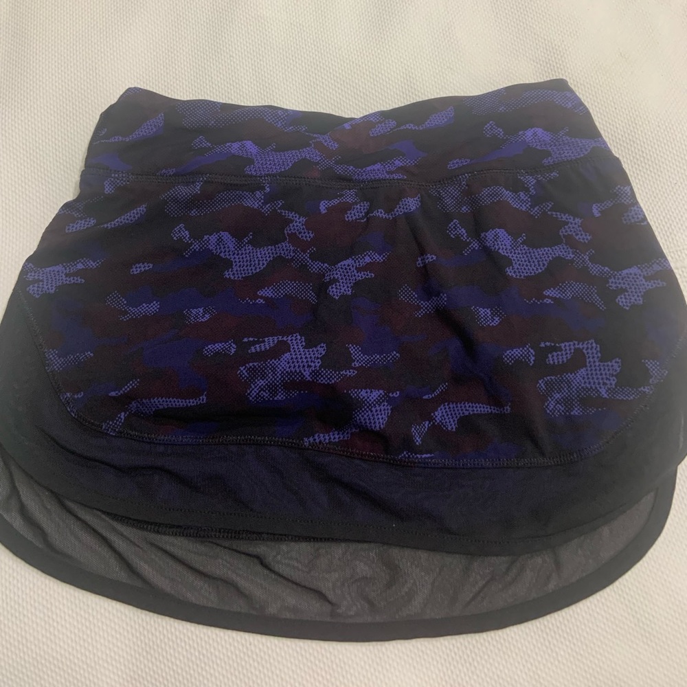 Lululemon Blue Camo skirt!!